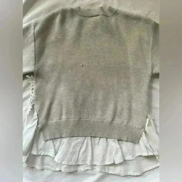 River Island RI Girls Kids Age 5/6 Sweater Gray Amour Couture - Picture 5 of 8